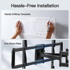 Full Motion TV Wall Mount For 50" To 90" TVs