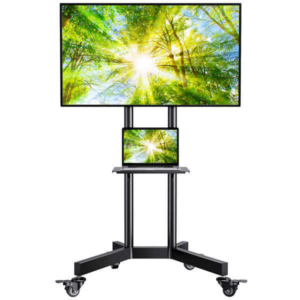 PERLESMITH Heavy Duty TV Cart for 32" To 86" TVs