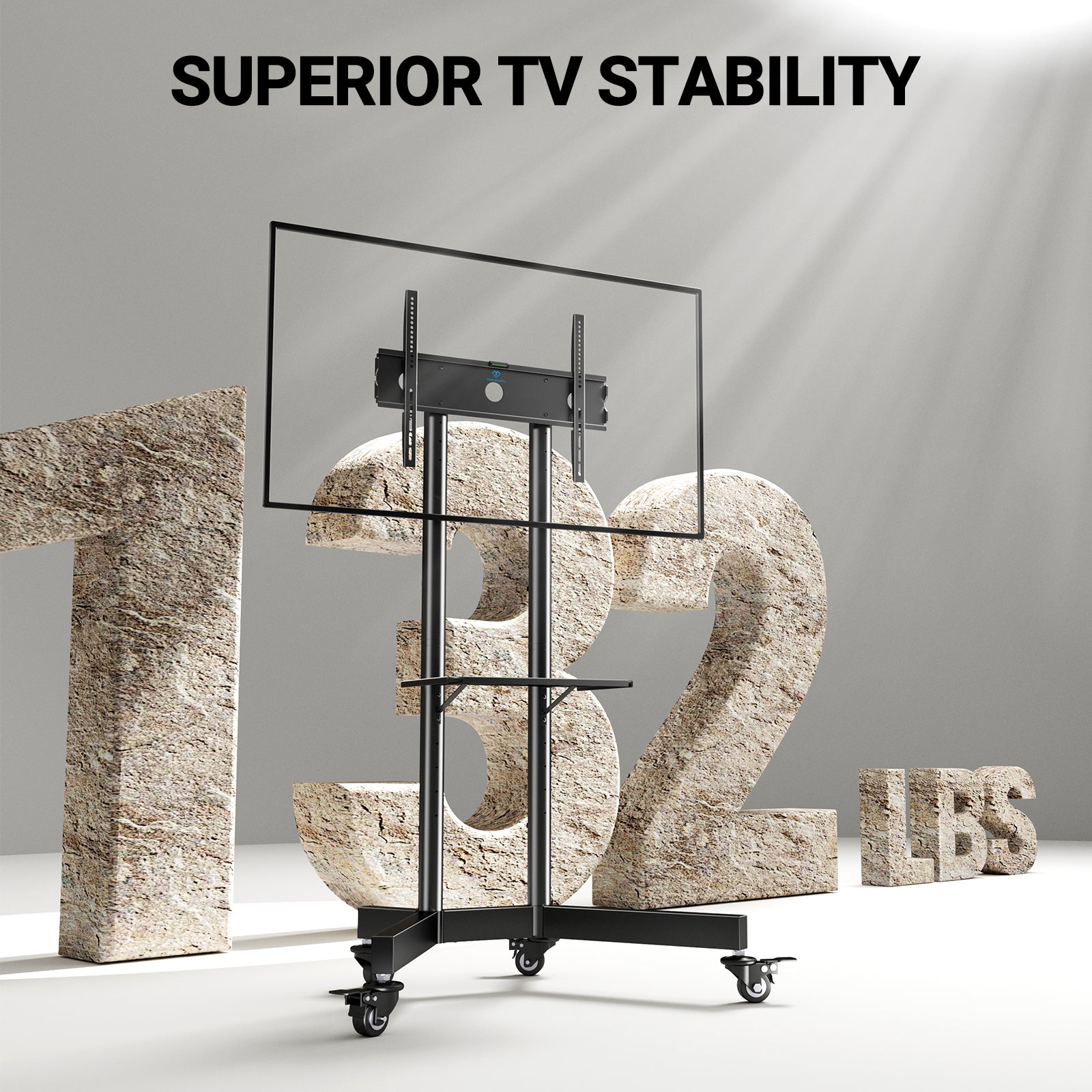 PERLESMITH Heavy Duty TV Cart for 32
