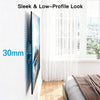 PERLESMITH TV Wall Bracket for 26-65 inch Flat&Curved TV or Monitor up to 52 KG, Sturdy TV Bracket with Max VESA 400X400 mm