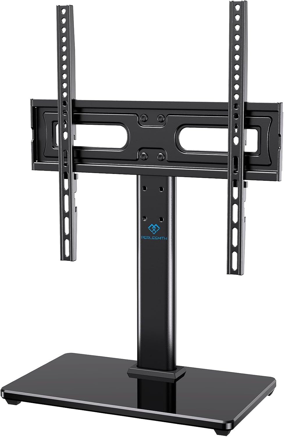 PERLESMITH Universal TV Stand Legs for 32-65 inch TVs, Table Top TV Stand up to 88 lbs, Height Adjustable Television TV Mount, Universal TV Leg Base for Living Room & Bedroom (32-65 Inch with Swivel)