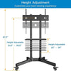 PERLESMITH Heavy Duty TV Cart for 32" To 86" TVs