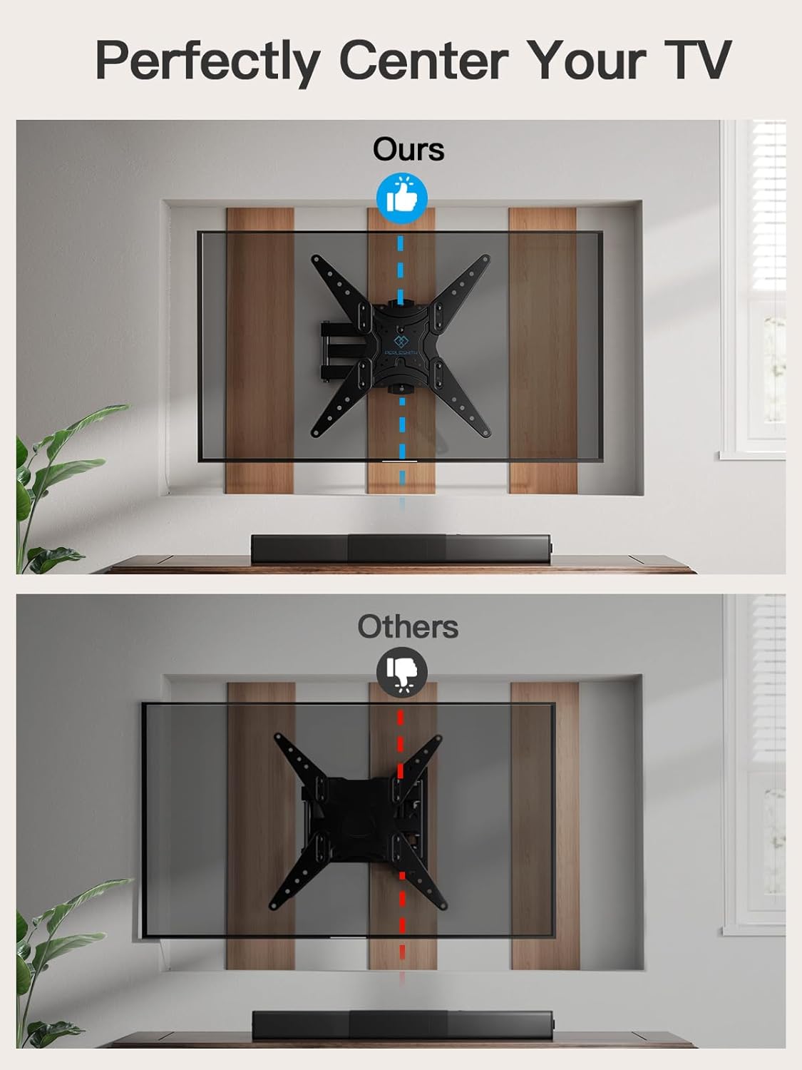 Full Motion TV Wall Mount For 26