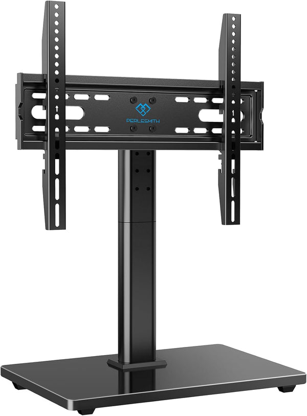 PERLESMITH Universal TV Stand Legs for 32-70 inch TVs up to 99 lbs, Height Adjustable Tabletop Television Stand Mount, Universal TV Base for Livingroom & Bedroom, VESA 400x400mm PSTVS04-N2