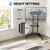 PERLESMITH Heavy Duty TV Cart for 32" To 86" TVs