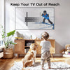 PERLESMITH TV Wall Bracket for 26-65 inch Flat&Curved TV or Monitor up to 52 KG, Sturdy TV Bracket with Max VESA 400X400 mm
