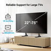 PERLESMITH Universal TV Stand Mount for 20-75 Inch TVs, Height Adjustable Table Top TV Stand, Great Load-Bearing Replacement TV Legs with Steel Holds up to 110lbs, Max VESA 800 x 600mm PSTVS01