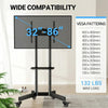 PERLESMITH Heavy Duty TV Cart for 32" To 86" TVs