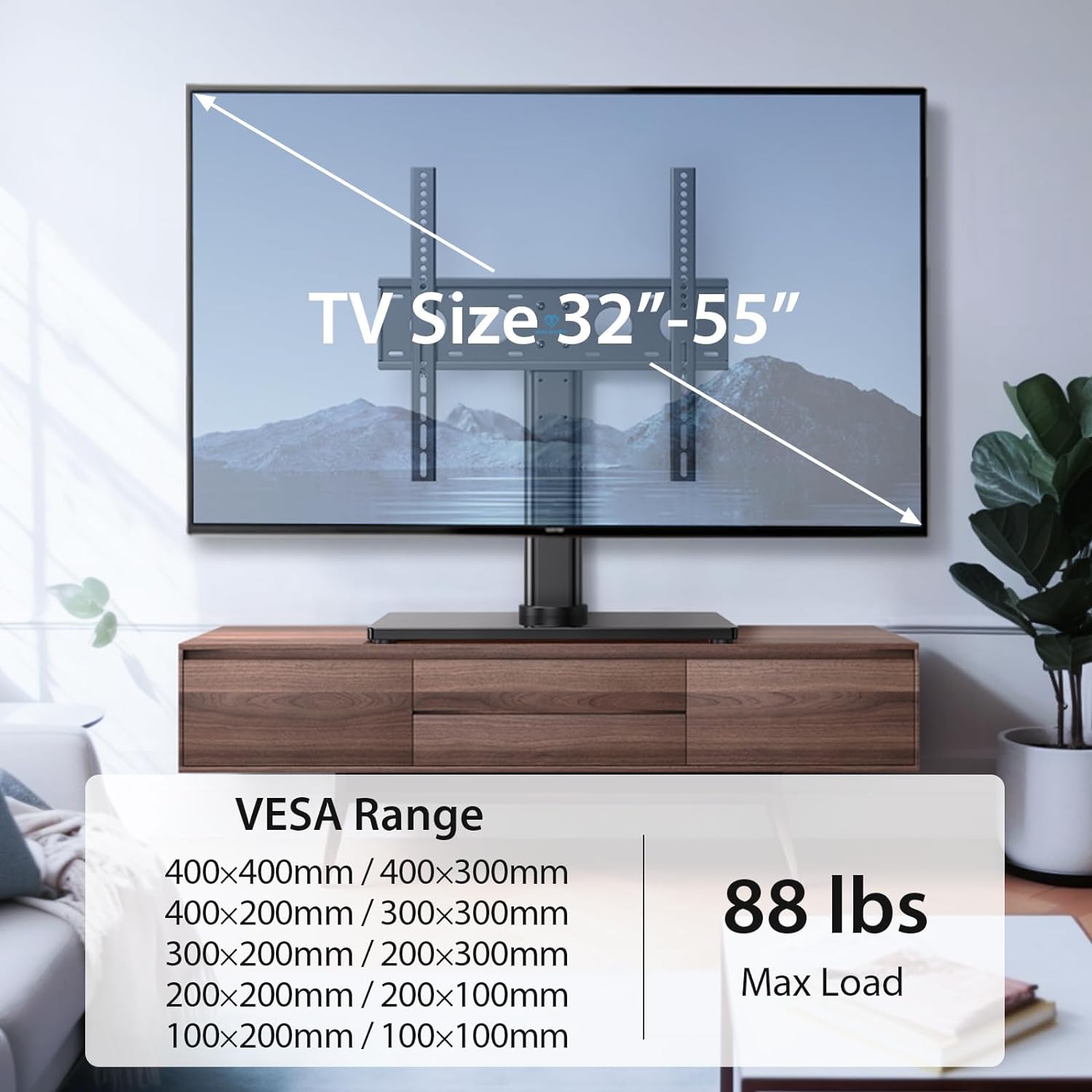 Tabletop TV Stand For 22