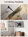 Full Motion TV Wall Mount For 26" To 60" TVs