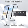 PERLESMITH TV Wall Bracket for 26-65 inch Flat&Curved TV or Monitor up to 52 KG, Sturdy TV Bracket with Max VESA 400X400 mm