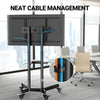 PERLESMITH Heavy Duty TV Cart for 32" To 86" TVs
