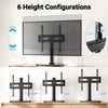 Perlesmith Universal Swivel Tabletop TV Stand Fits 32" to 60" TV's, Max VESA 400x400mm,Holds up to 88 lbs, PSTVS28B