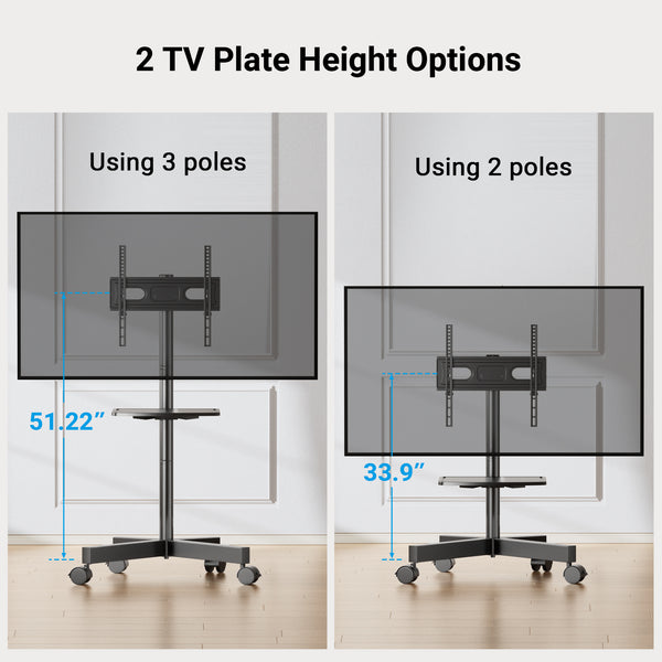 TV Cart For 23" To 60" TVs