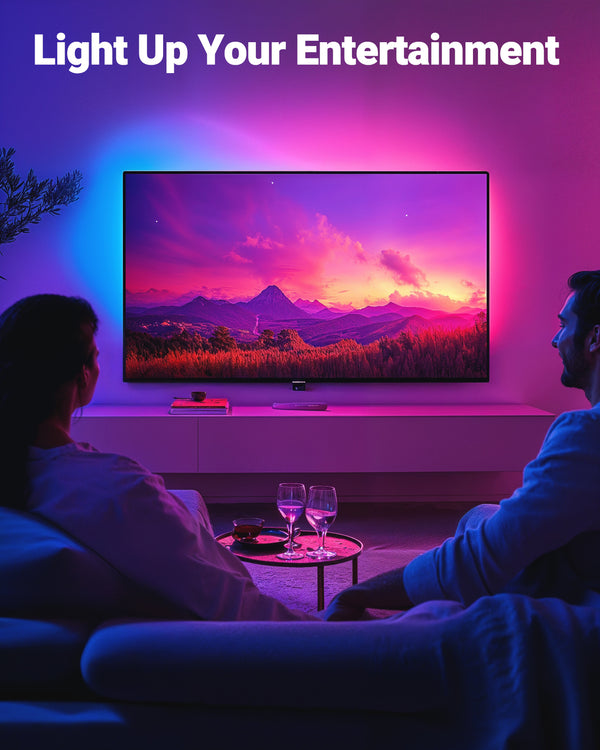 PERLESMITH Full Motion TV Wall Mount for 37-86″ TVs up to 132lbs. Features RGB/LED Lights, Swivel, Tilt, Leveling, Extension, VESA Compatible 200x100-600x400mm, Fits 12&16 On Center Wood Stud Widths