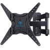 Perlesmith Full Motion TV Wall Mount Bracket for 26 to 60 inch TVs, Max VESA 400x400mm, Holds up to 70lbs, PSMFK18B
