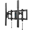 PERLESMITH Extend Tilt & Swivel, TV Wall Mount for 42-100″ TVs, Extension Leveling, Holds up to 160lbs, Fits 16"/24" on Center Stud Widths, UL Certified