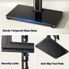 Perlesmith Universal Swivel Tabletop TV Stand Fits 32" to 60" TV's, Max VESA 400x400mm,Holds up to 88 lbs, PSTVS28B