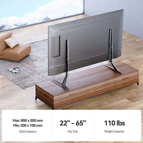 Tabletop TV Stand Legs For 22" To 65" TVs