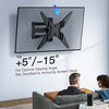 Refurbished PERLESMITH Full Motion TV Wall Mount for 26-55 Inch TVs with VESA 400x400mm Up to 88 lbs