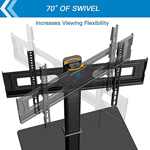 Swivel Tabletop TV Stand For 37" To 70" TVs
