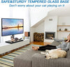 Swivel Tabletop TV Stand For 37" To 70" TVs