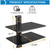 Wall Mounted AV Shelf (Set of 2)