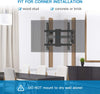 Full Motion Corner TV Wall Mount For 26" To 60" TVs