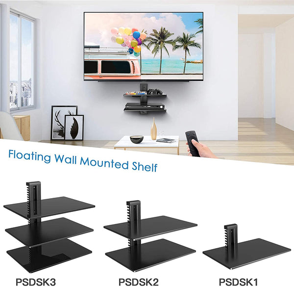 Wall Mounted AV Shelf (Set of 2)