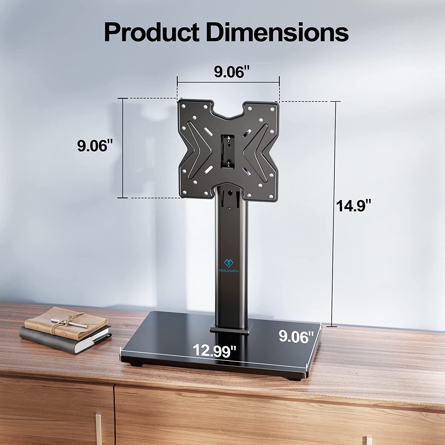 Swivel Tabletop TV Stand For 19