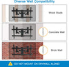 Full Motion Corner TV Wall Mount For 37" To 70" TVs