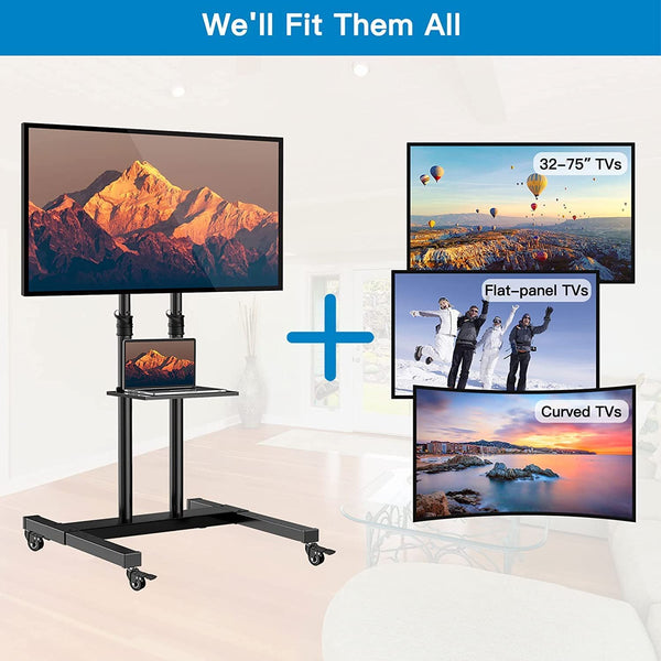 TV Cart For 32" To 75" TVs