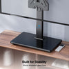 Swivel Tabletop TV Stand For 19" To 50" TVs
