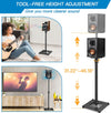 ADJUSTABLE HEIGHT 31.22" TO 46.18" SPEAKER STANDS FOR SMALL & SATELLITE SPEAKERS