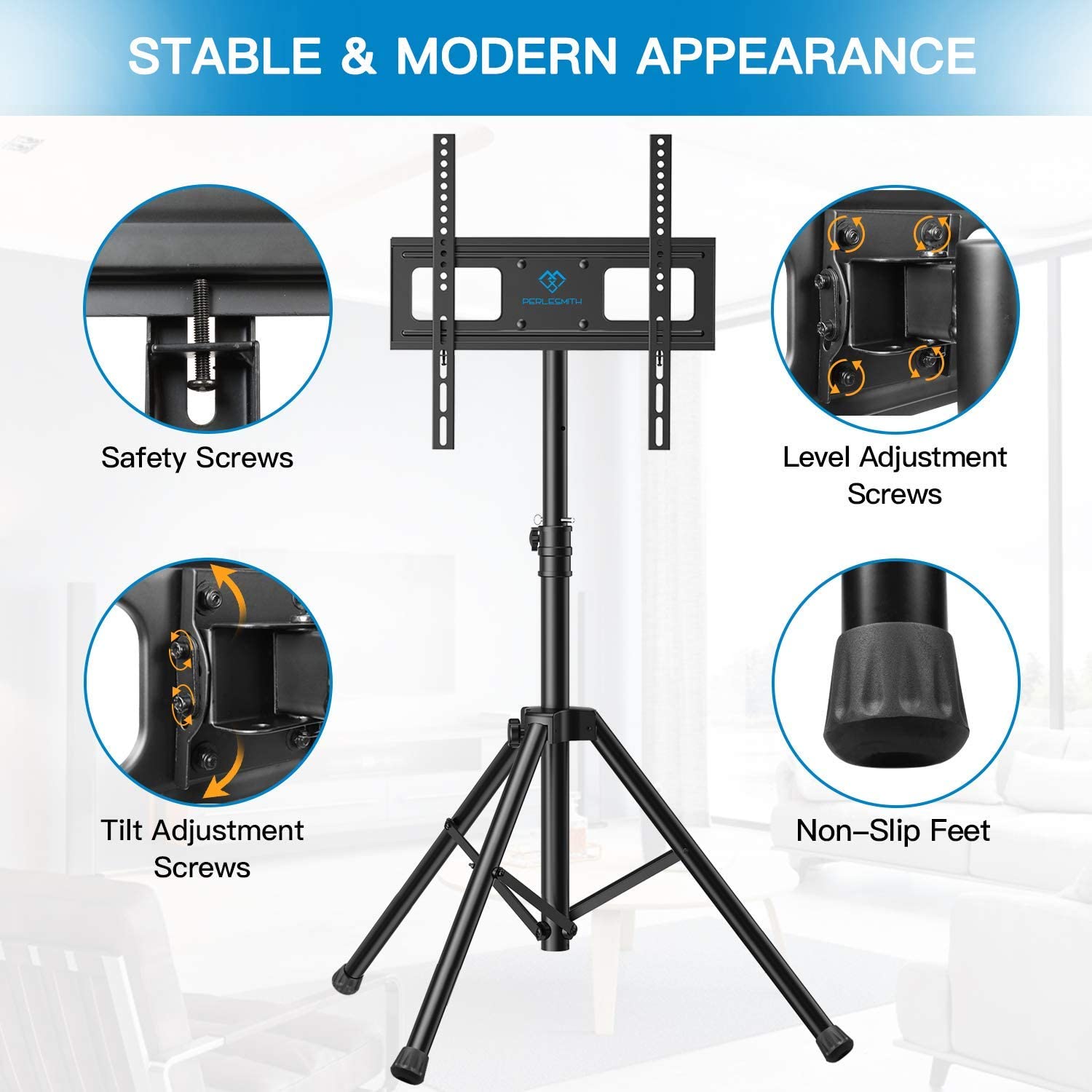 Portable Tripod TV Stand For 23