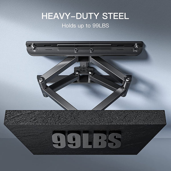 Full Motion TV Wall Mount For 32" To 65" TVs
