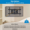 Full Motion Corner TV Wall Mount For 37" To 70" TVs
