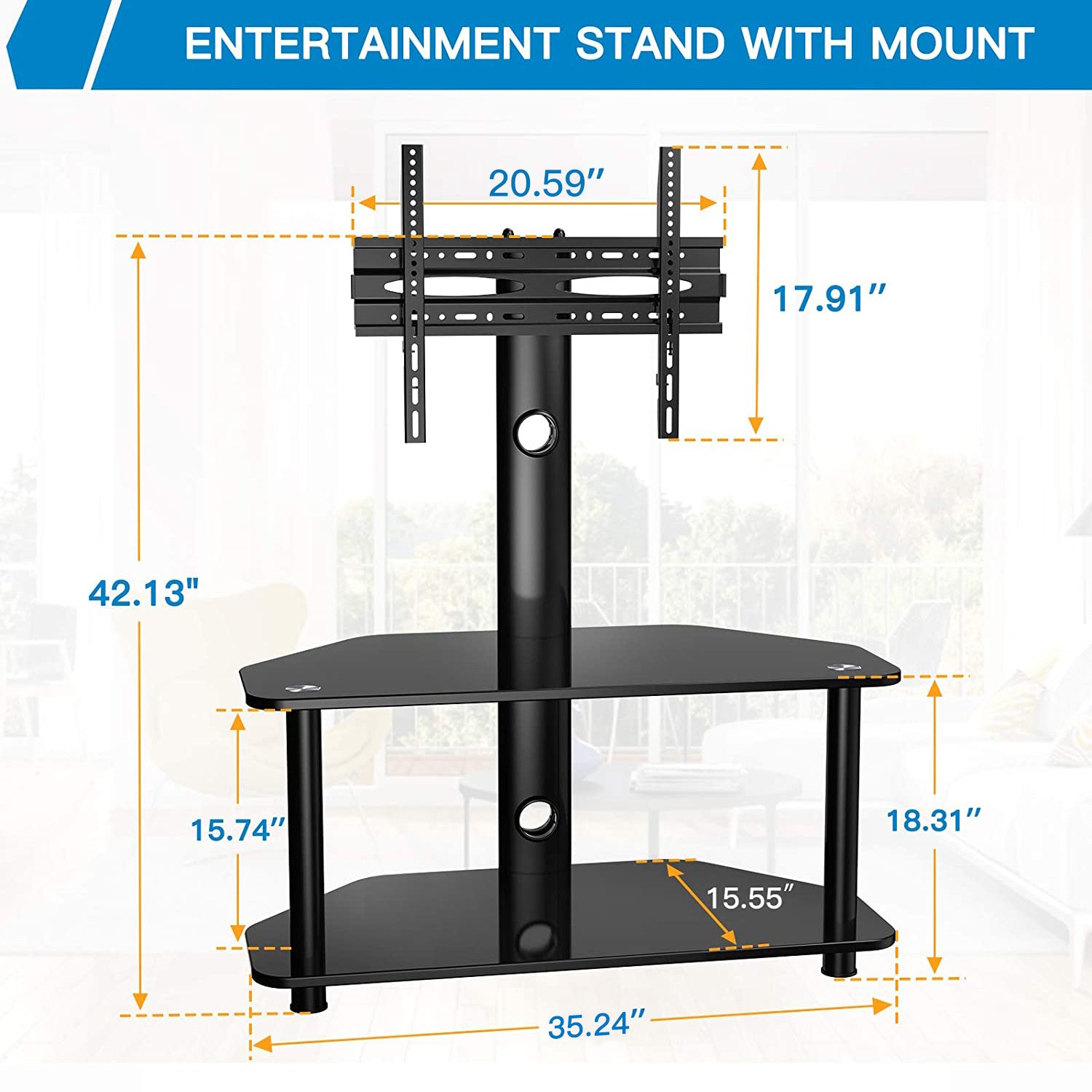 Floor TV Stand For 32