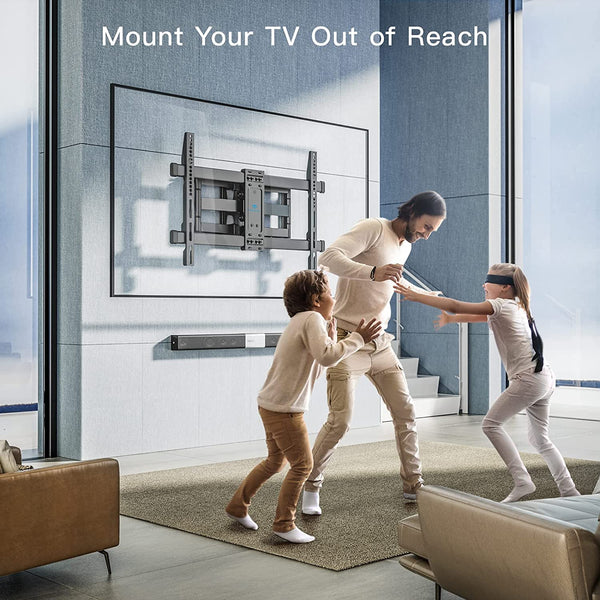 Full Motion TV Wall Mount For 37" To 75" TVs