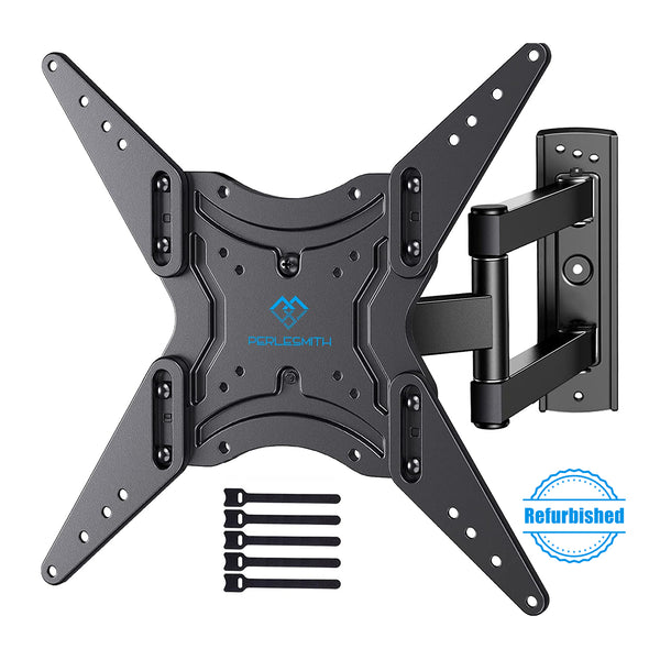 Refurbished PERLESMITH Full Motion TV Wall Mount for 26-55 Inch TVs with VESA 400x400mm Up to 88 lbs