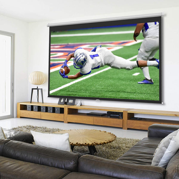 100-Inch Pull-Down Projector Screen
