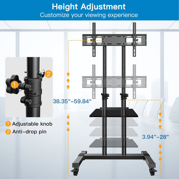 TV Cart For 32" To 75" TVs