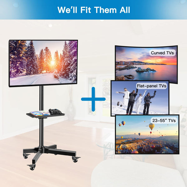 TV Cart For 23" To 60" TVs