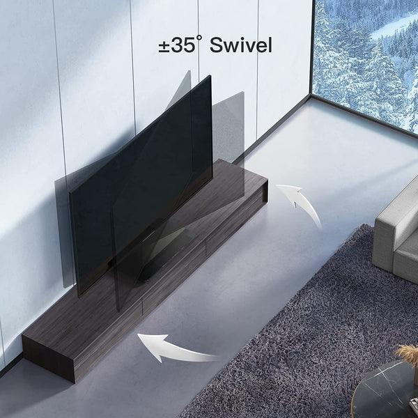 Swivel Tabletop TV Stand For 37" to 70" TVs