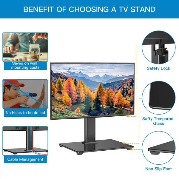 Tabletop TV Stand For 32" To 60" TVs