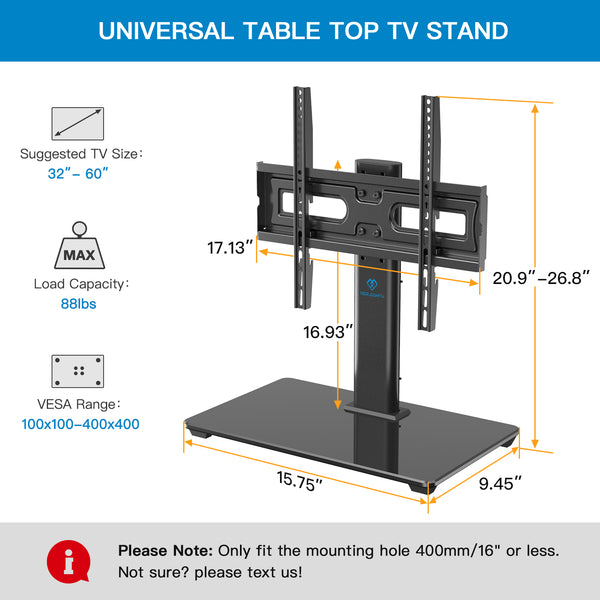 Tabletop TV Stand For 32" To 60" TVs