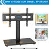 Swivel Tabletop TV Stand For 32" To 80" TVs