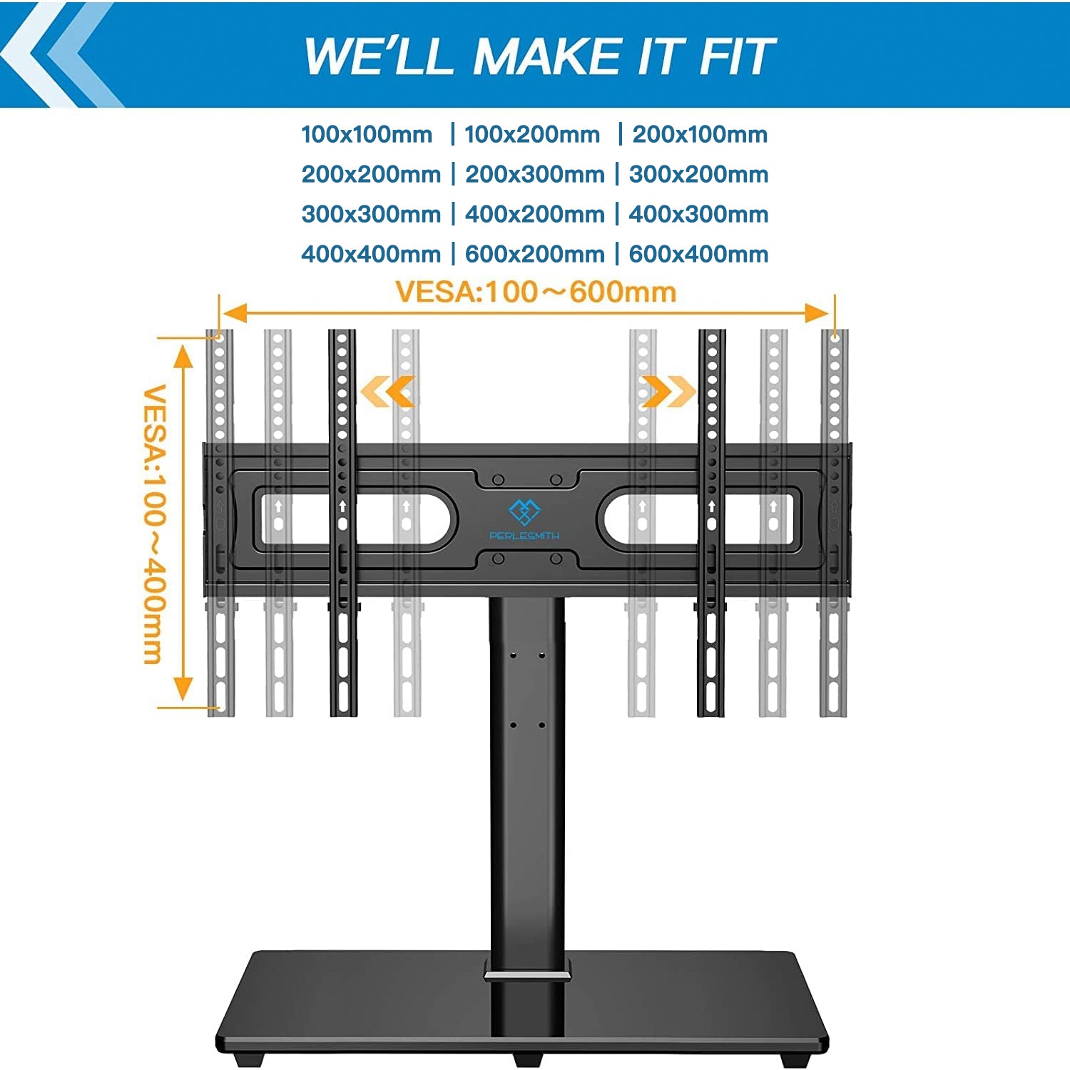 Swivel Tabletop TV Stand For 37
